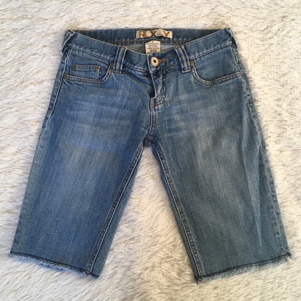 Roxy Denim Jean Jorts Shorts Size 1